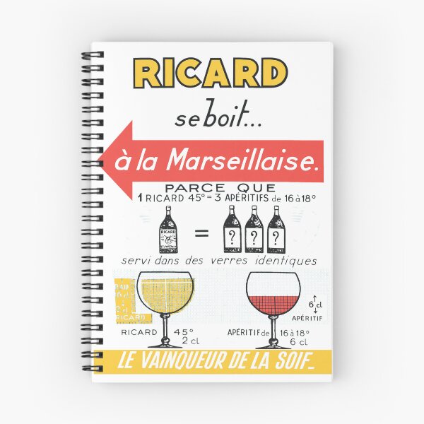 Item preview, Ricard A La Marseillaise Vintage Drink Ad designed and sold by JOANDOORNE.
