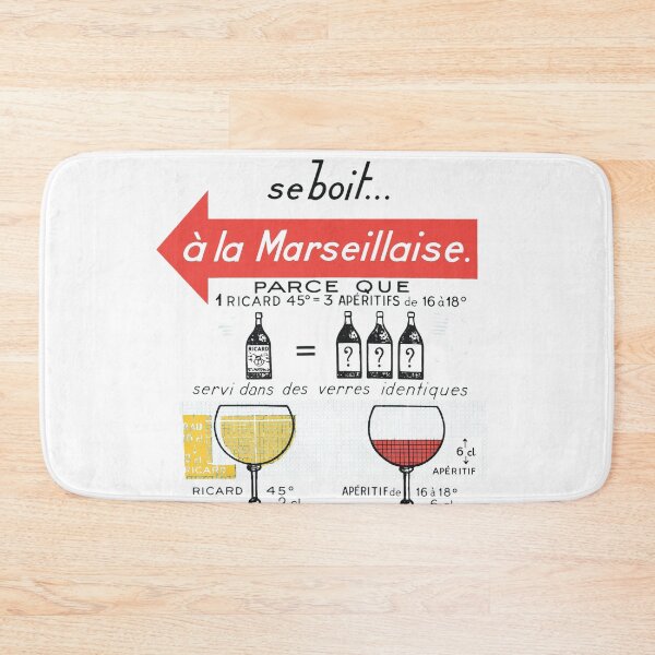 Item preview, Ricard A La Marseillaise Vintage Drink Ad designed and sold by JOANDOORNE.