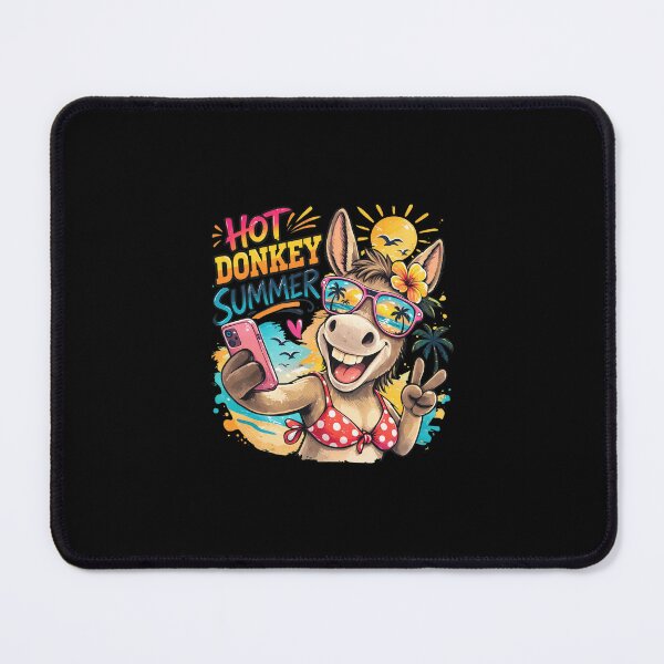 Item preview, Hot Donkey Summer Beach Selfie Fun Vibe designed and sold by JOANDOORNE.