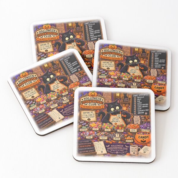 Item preview, ⚡HALLOWEEN OVERACHIEVERS CLUB - Kat's Candy Sorting Chaos designed and sold by WheelieGdArt.