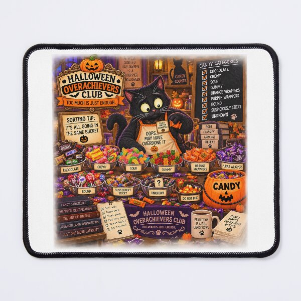 Item preview, ⚡HALLOWEEN OVERACHIEVERS CLUB - Kat's Candy Sorting Chaos designed and sold by WheelieGdArt.