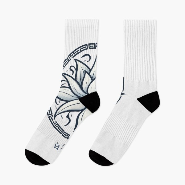 Item preview, White Lotus Chinese Zen designed and sold by Fei Long Design Hub.