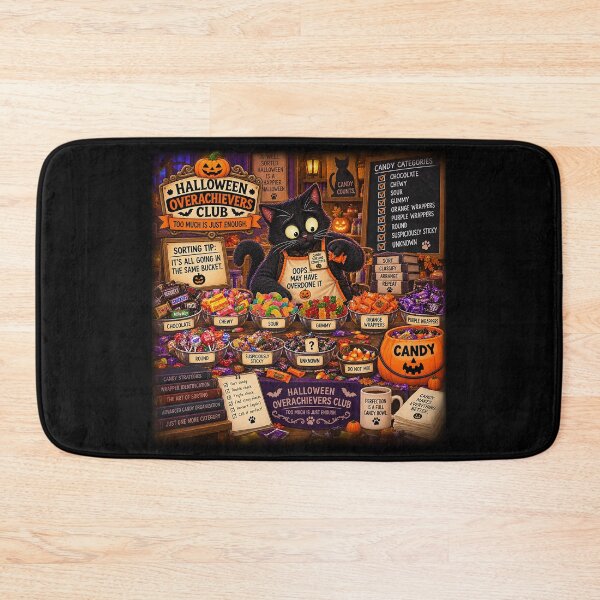 Item preview, ⚡HALLOWEEN OVERACHIEVERS CLUB -  Kat's Candy Sorting Chaos - dark version designed and sold by WheelieGdArt.