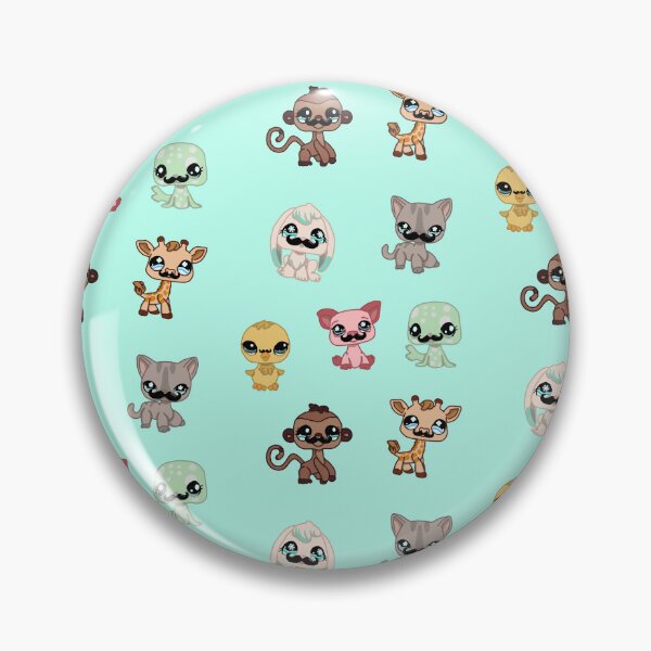 Item preview, littlest pet shop cartoon mustache pack designed and sold by trinketgal.