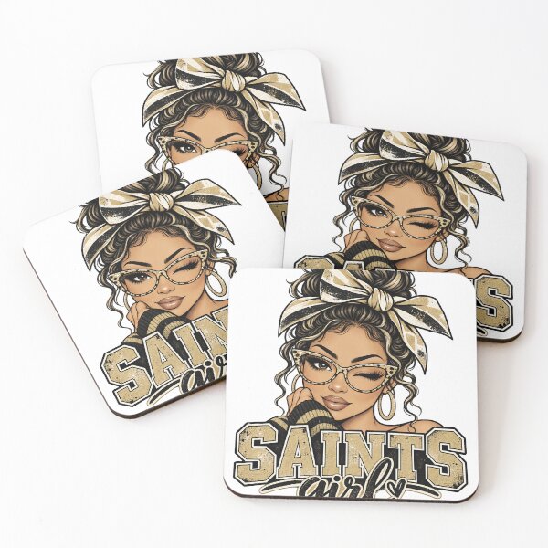 Item preview, Men Women Saints Girl Messy Bun designed and sold by CassiusCa.