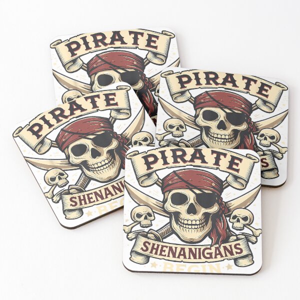 Item preview, Skull Let The Pirate Shenanigans Begin Halloween  designed and sold by CassiusCa.