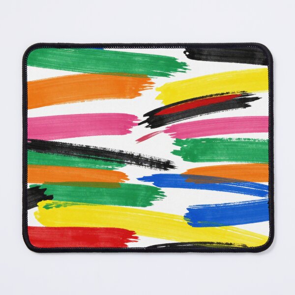 Item preview, Colorful Abstract Paint Brushstroke Seamless Pattern designed and sold by FestivityFinds.