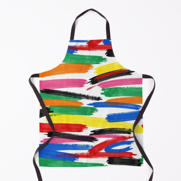 Item preview, Colorful Abstract Paint Brushstroke Seamless Pattern designed and sold by FestivityFinds.