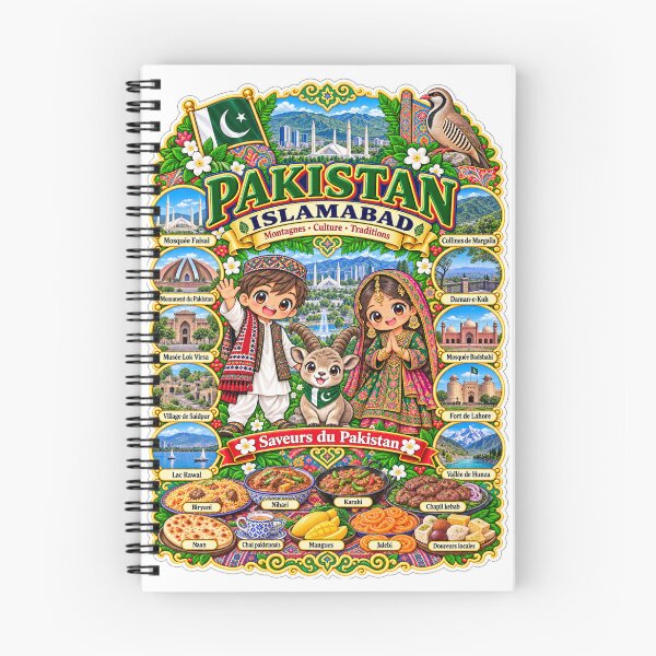 Item preview, Pakistan Islamabad – Kawaii, Mountains, Culture and Flavors of Pakistan designed and sold by Cifi64.