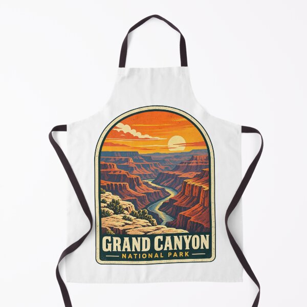 Item preview, Grand Canyon National Park, Grand Canyon National Park Vintage Sunset Travel Poster designed and sold by graphic-genie.