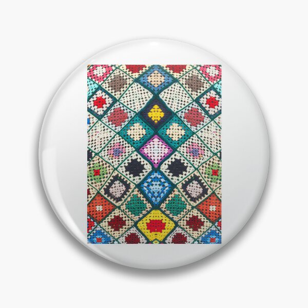 Item preview, Crochet Granny Square Pattern In Multi-Color designed and sold by lincolnloritas.