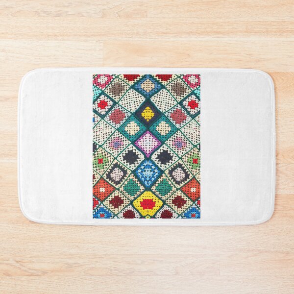 Item preview, Crochet Granny Square Pattern In Multi-Color designed and sold by lincolnloritas.