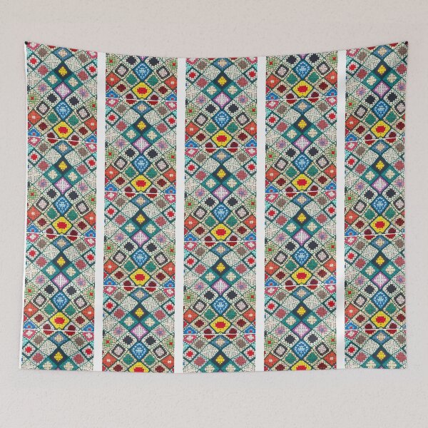 Item preview, Crochet Granny Square Pattern In Multi-Color designed and sold by lincolnloritas.