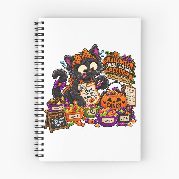 Item preview, ⚡HALLOWEEN OVERACHIEVERS CLUB - Kit's Candy Sorting Chaos designed and sold by WheelieGdArt.