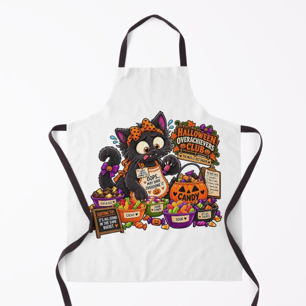 Item preview, ⚡HALLOWEEN OVERACHIEVERS CLUB - Kit's Candy Sorting Chaos designed and sold by WheelieGdArt.