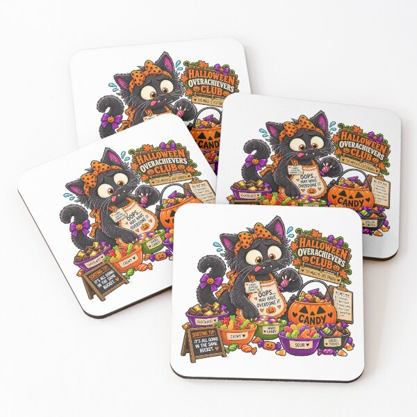 Item preview, ⚡HALLOWEEN OVERACHIEVERS CLUB - Kit's Candy Sorting Chaos designed and sold by WheelieGdArt.