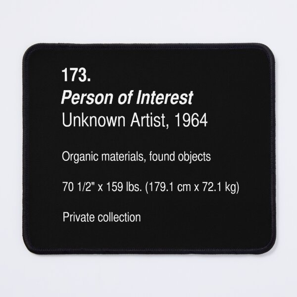 Item preview, Person of Interest designed and sold by ubiquitoid.