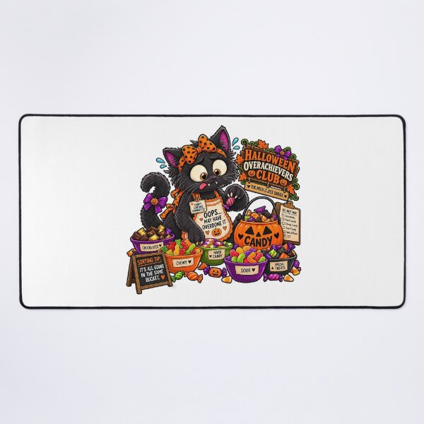 Item preview, ⚡HALLOWEEN OVERACHIEVERS CLUB - Kit's Candy Sorting Chaos designed and sold by WheelieGdArt.