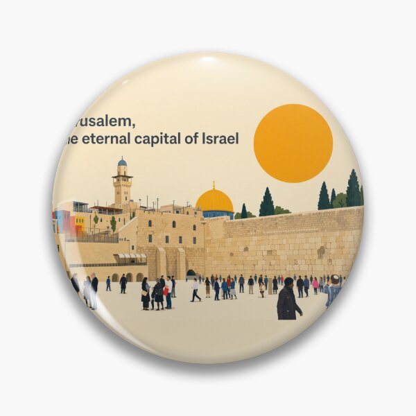 Item preview, Jerusalem – Retro Israel Travel Poster designed and sold by davitabros.
