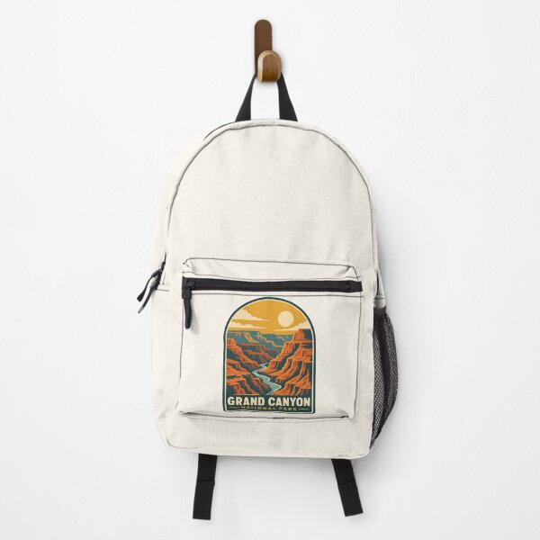 Item preview, Grand Canyon National Park, Grand Canyon National Park Vintage Sunset Hiking Badge designed and sold by graphic-genie.