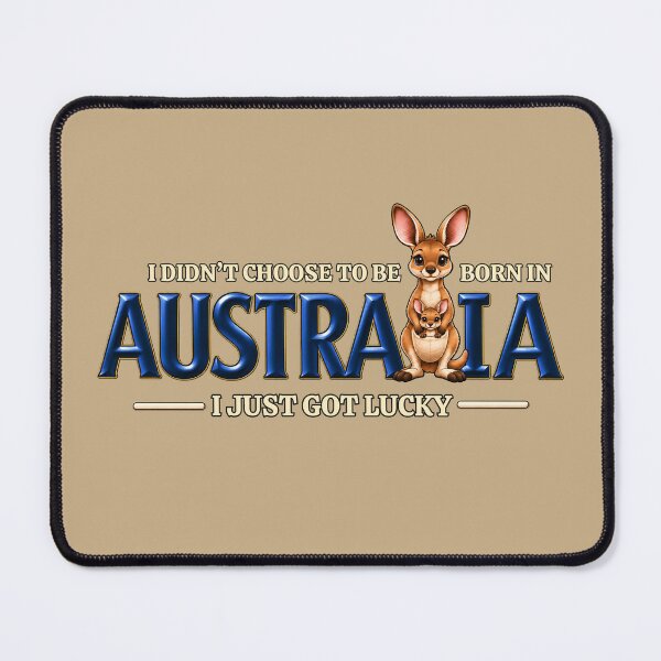 Item preview, Born in Australia Lucky Kangaroo – Funny Australian Pride Gift designed and sold by HO•Designs.