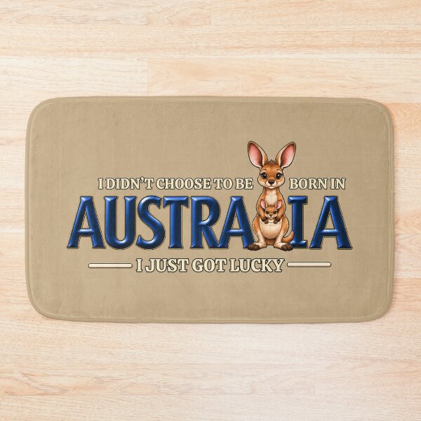 Item preview, Born in Australia Lucky Kangaroo – Funny Australian Pride Gift designed and sold by HO•Designs.