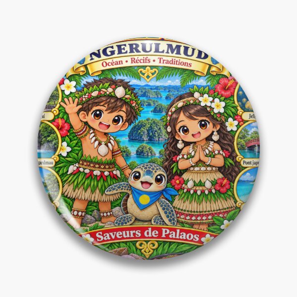 Artikelvorschau, Palau Ngerulmud – Kawaii-Reise, Lagunen, Riffe und Aromen von Palau entworfen und verkauft von Cifi64.