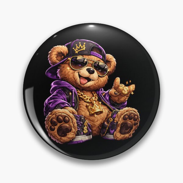 Item preview, Royal Flex Teddy Hip Hop King Bear designed and sold by naglivya.