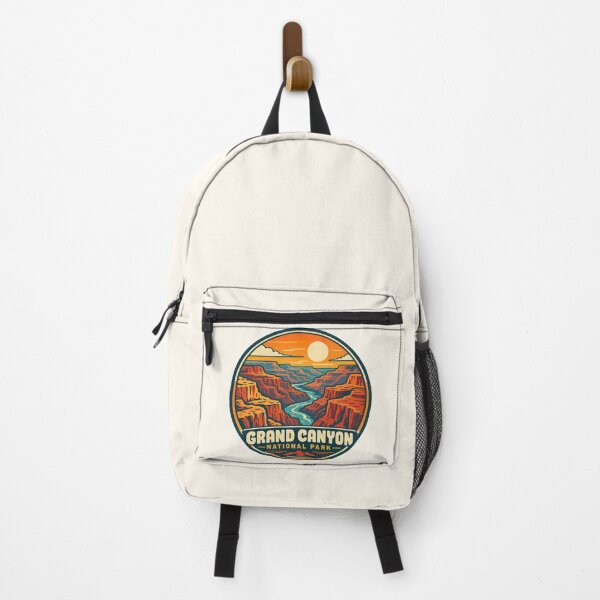 Item preview, Grand Canyon National Park Vintage Circular Sunset Badge designed and sold by graphic-genie.