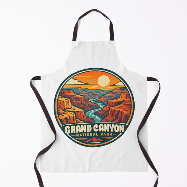 Item preview, Grand Canyon National Park Vintage Circular Sunset Badge designed and sold by graphic-genie.