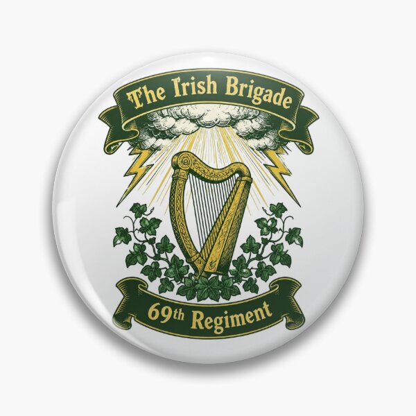 Item preview, The Irish Brigade 69th Regiment (Green and Gold Version) designed and sold by Birdie and Flynn.