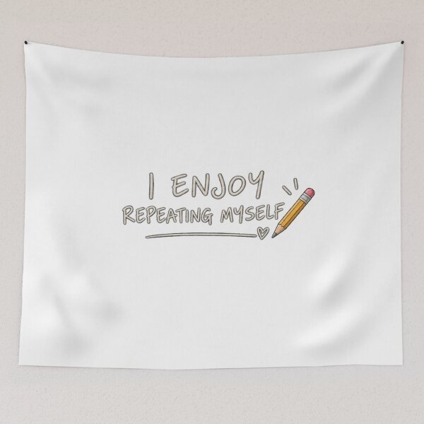 Item preview, I Enjoy Repeating Myself Funny Teacher Shirt designed and sold by ABprintstudio.