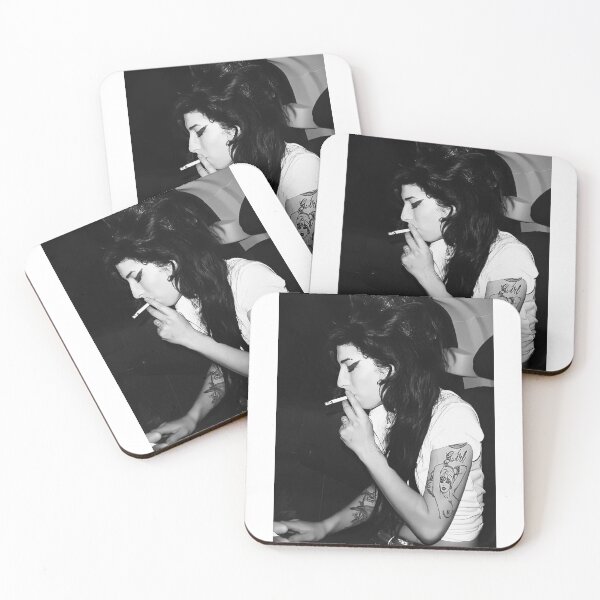 Item preview, Vintage Portrait Musical Amy Smoking Style Poster designed and sold by regiolapa.