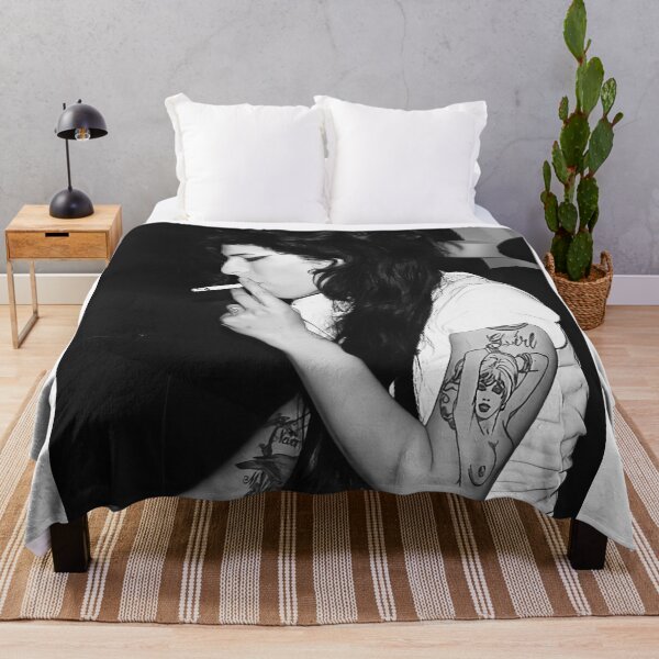 Item preview, Vintage Portrait Musical Amy Smoking Style Poster designed and sold by regiolapa.