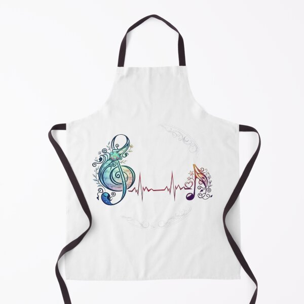 Item preview, Music Heartbeat Design | Floral Treble Clef And Music Note Art | Gift For Music Lover And Musician designed and sold by StyxIND.