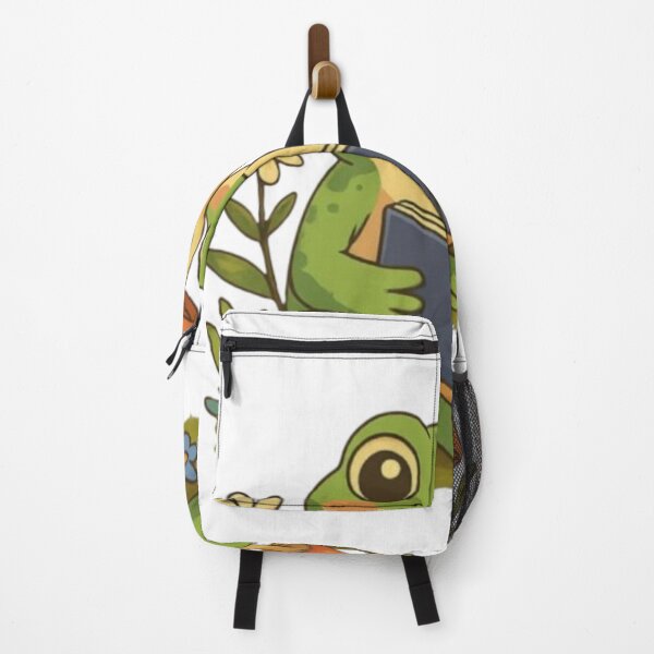 Item preview, Cozy Frog Reading a Book Sticker – Cute Bookworm Frog designed and sold by Shree shyam khatu ji.