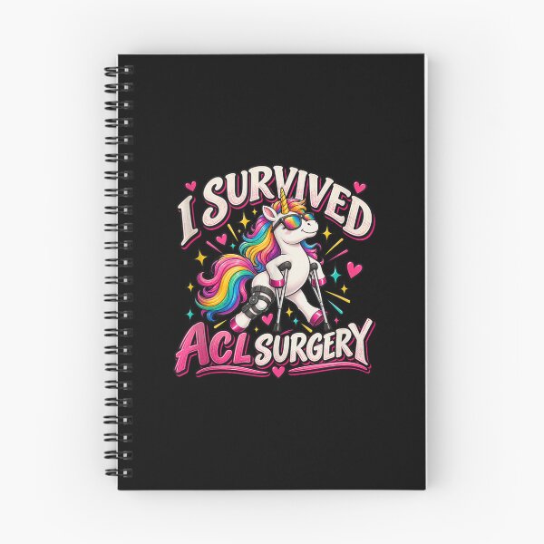 Item preview, I Survived ACL Surgery Funny Unicorn  designed and sold by NguboNorento.