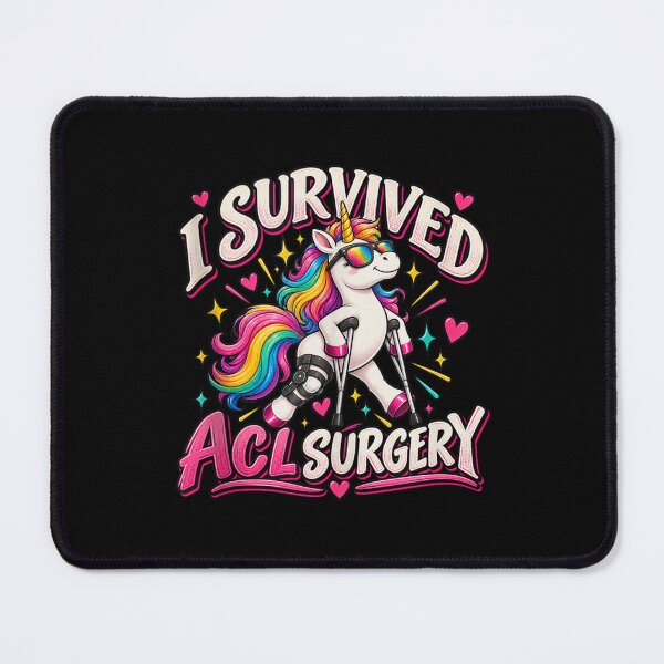Item preview, I Survived ACL Surgery Funny Unicorn  designed and sold by NguboNorento.