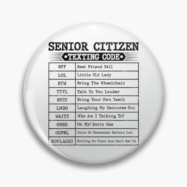 Item preview, Funny Senior Citizen'S Texting Code For Old People Grandpa designed and sold by lincolnloritas.