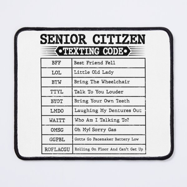 Item preview, Funny Senior Citizen'S Texting Code For Old People Grandpa designed and sold by lincolnloritas.
