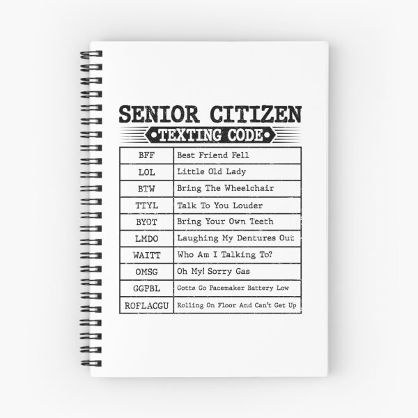 Item preview, Funny Senior Citizen'S Texting Code For Old People Grandpa designed and sold by lincolnloritas.