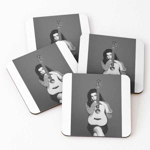Item preview, Cute Musical Amy Portrait Playing Guitar Poster designed and sold by regiolapa.