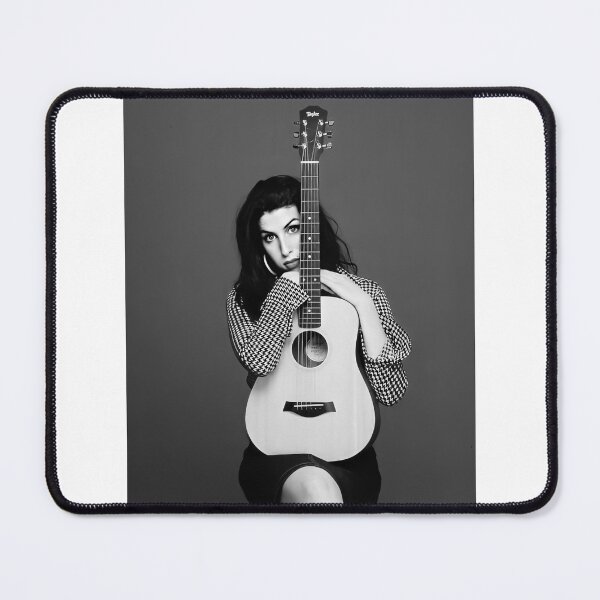 Item preview, Cute Musical Amy Portrait Playing Guitar Poster designed and sold by regiolapa.