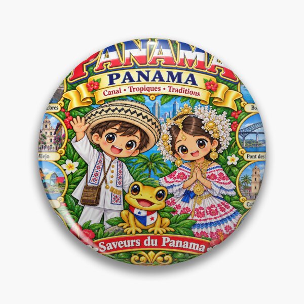 Item preview, Panama – Kawaii Trip, Canal, Tropics and Flavors of Panama designed and sold by Cifi64.