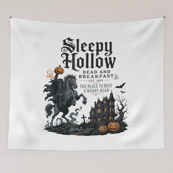 Item preview, Sleepy Hollow Dead and Breakfast Halloween  designed and sold by Daisy Grimes.