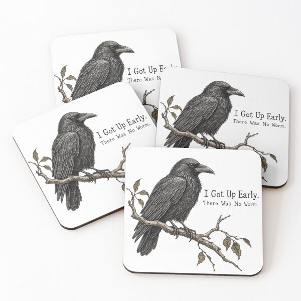 Item preview, I Got Up Early, There Was No Worm Funny Bird Shirt designed and sold by ABprintstudio.