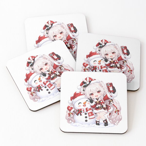 Item preview, Sparxie Honkai Star Rail Christmas Chibi Snowman Selfie designed and sold by mildaclairmo.