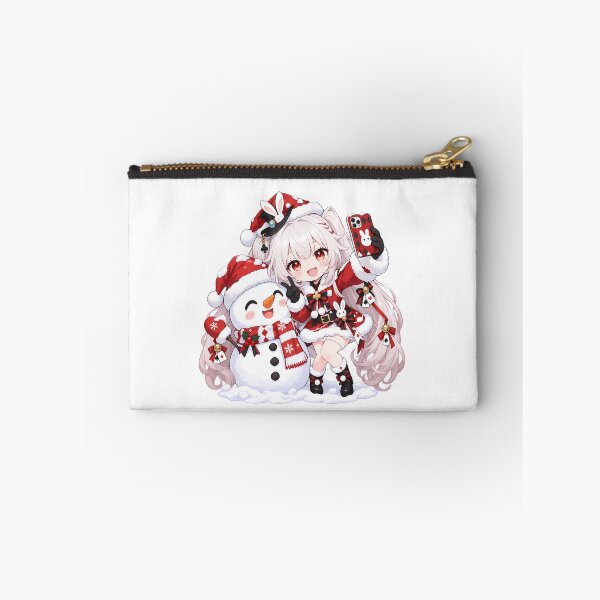 Item preview, Sparxie Honkai Star Rail Christmas Chibi Snowman Selfie designed and sold by mildaclairmo.