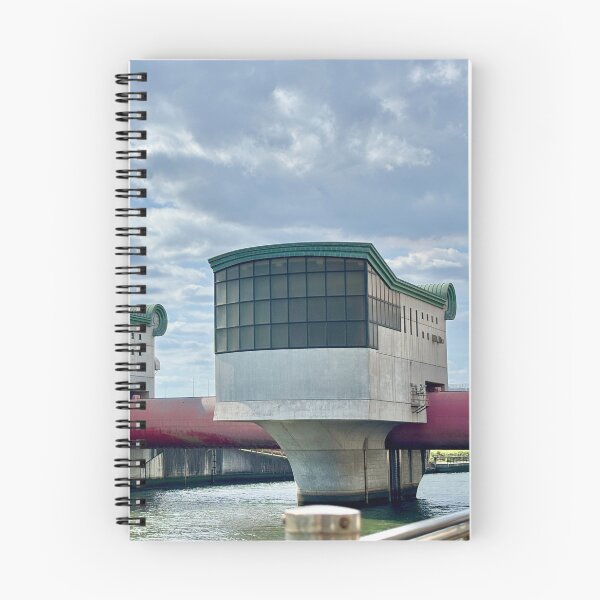 Item preview, Retro-Futuristic Water Gate Architecture, Tokyo Japan designed and sold by HistoryDesigns.