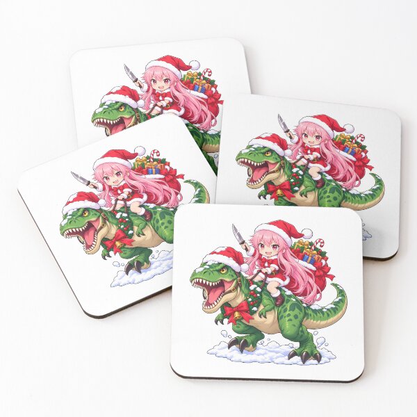 Item preview, Yuno Gasai Future Diary Christmas Trex Ride designed and sold by mildaclairmo.